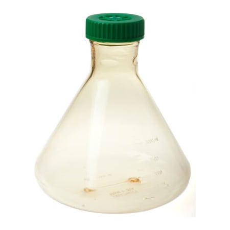 Celltreat CELLTREAT 3L Fernbach Flask, Vent Cap, Plain Bottom, Polycarbonate, Sterile 229870